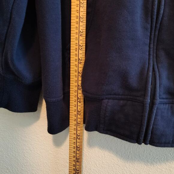 Dallas Cowboys Men 2XL Blue Gray Stripe Zip Front Hoodie Jacket NFL Game Day - Picture 7 of 8